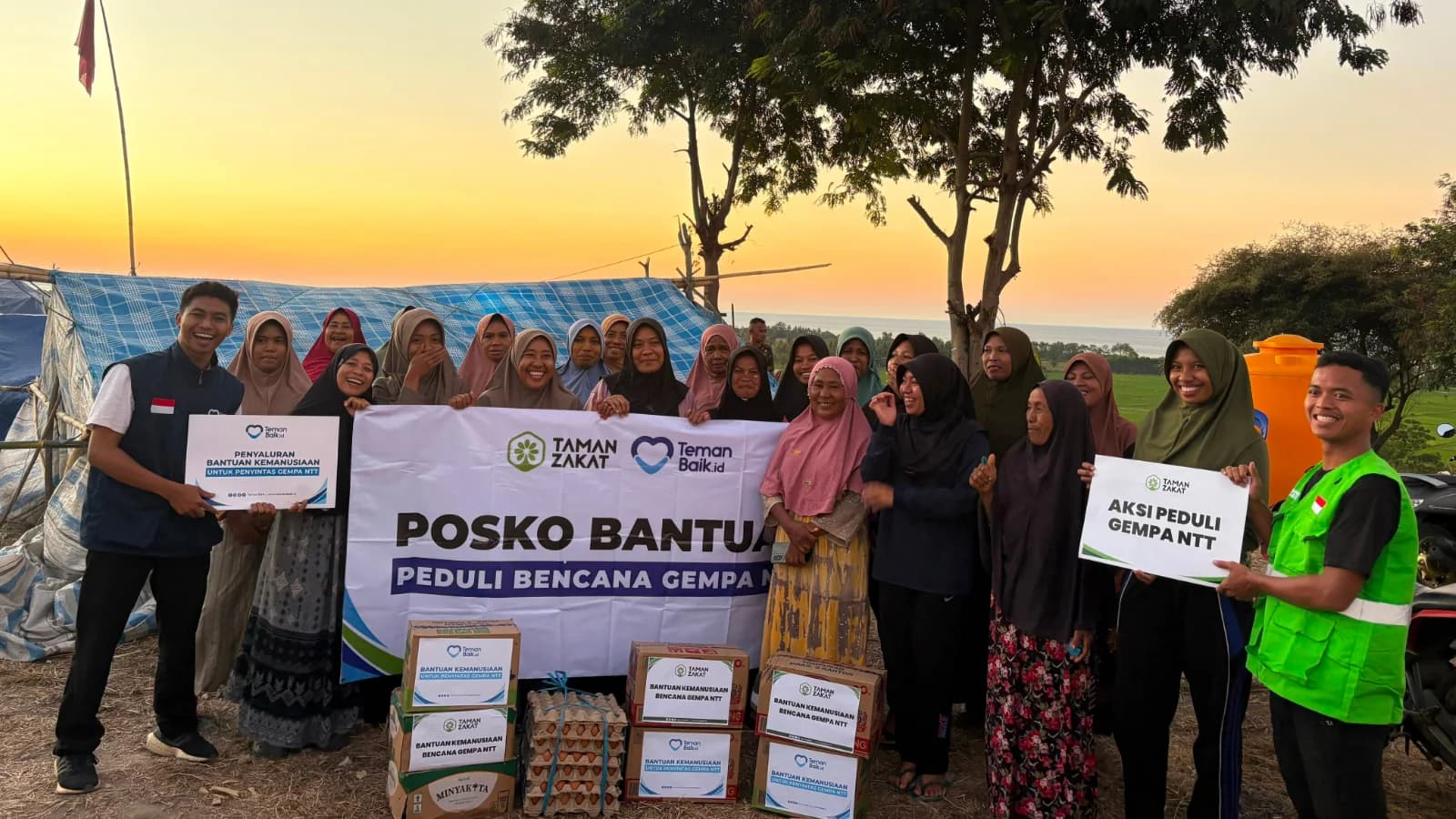 Sembako dan Paket Gizi Terus Mengalir untuk Penyintas Gempa NTT
