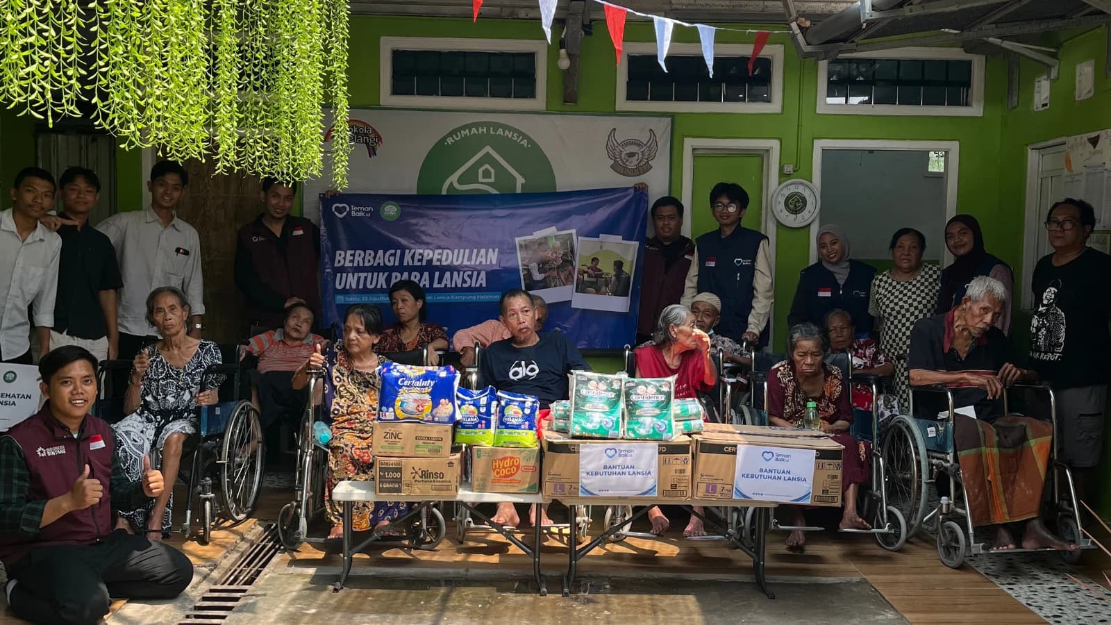 TemanBaik Peduli Lansia dan Dhuafa di Nganjuk